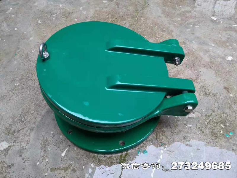 岭东铸铁圆形管道拍门