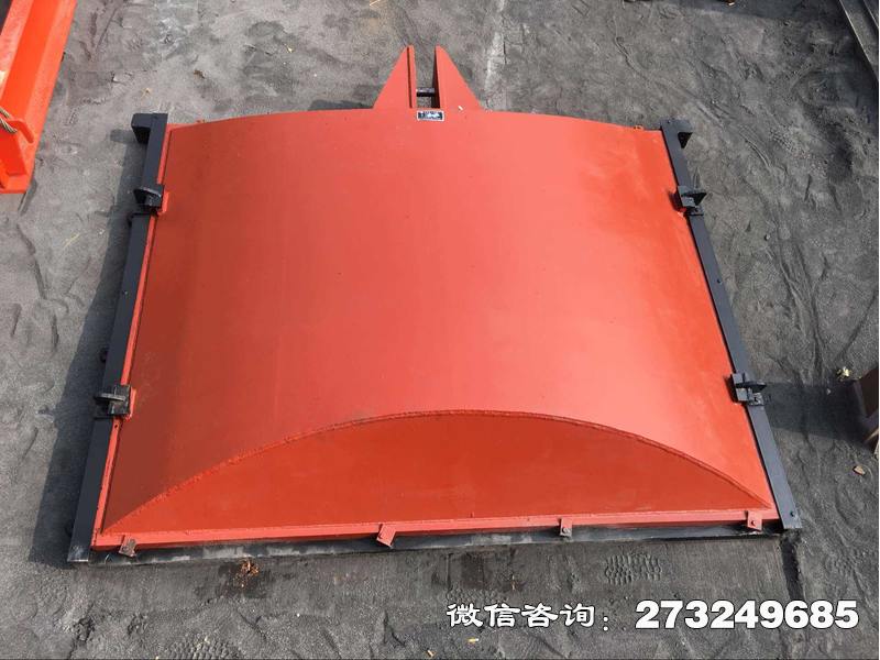四方台弧形铸铁拍门