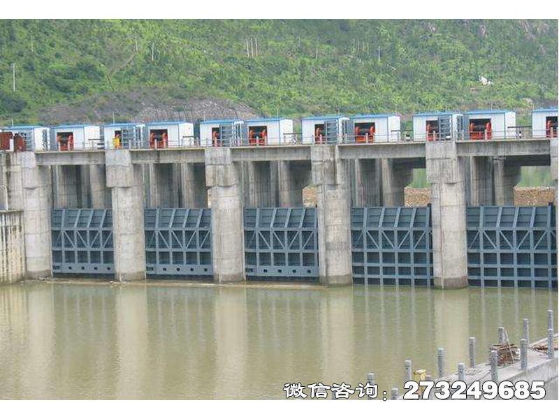 岭东拦水大坝闸门
